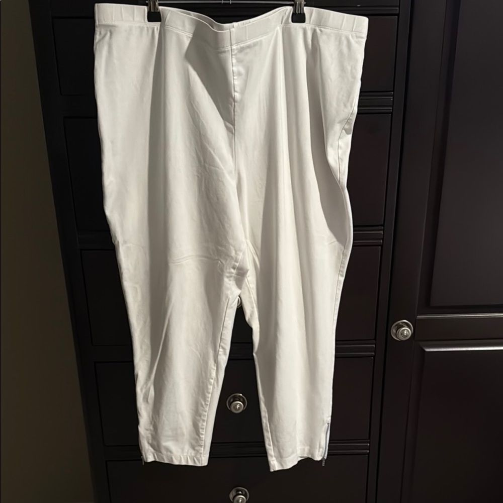 White Leggings Lightweight Casual Wear